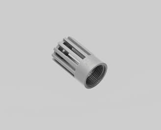 Sensor protective grid Ø18.5mm, PPS plastic, gray