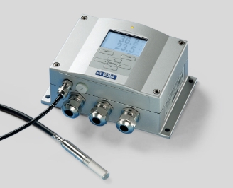 HMT333 Humidity and Temperature Transmitter with Remote Probe for Ducts or Tight Spaces with 10 m cable, 1%RH accuracy