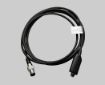 Field-checking cable for MI70 indicators, for DMT142 and DMW19