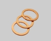 Sealing ring set, copper, 3pcs, for DMT152 3/4&quot;-16 UNF version