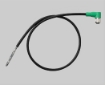 Probe cable with open wires and 90° plug (0.6 m) for GMP251 and GMP252