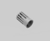 Sensor protective grid Ø18.5mm, PPS plastic, gray